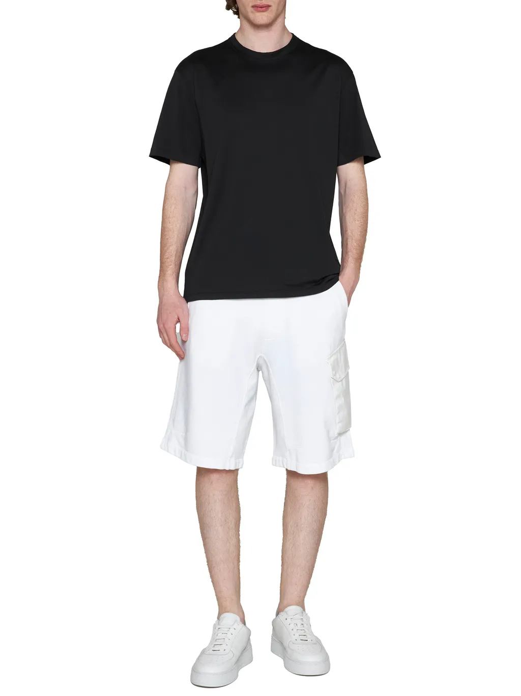 Logo-Patch Cotton T-Shirt