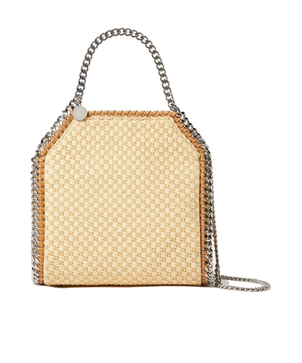Stella Mccartney Falabella Woven Mini Tote Bag