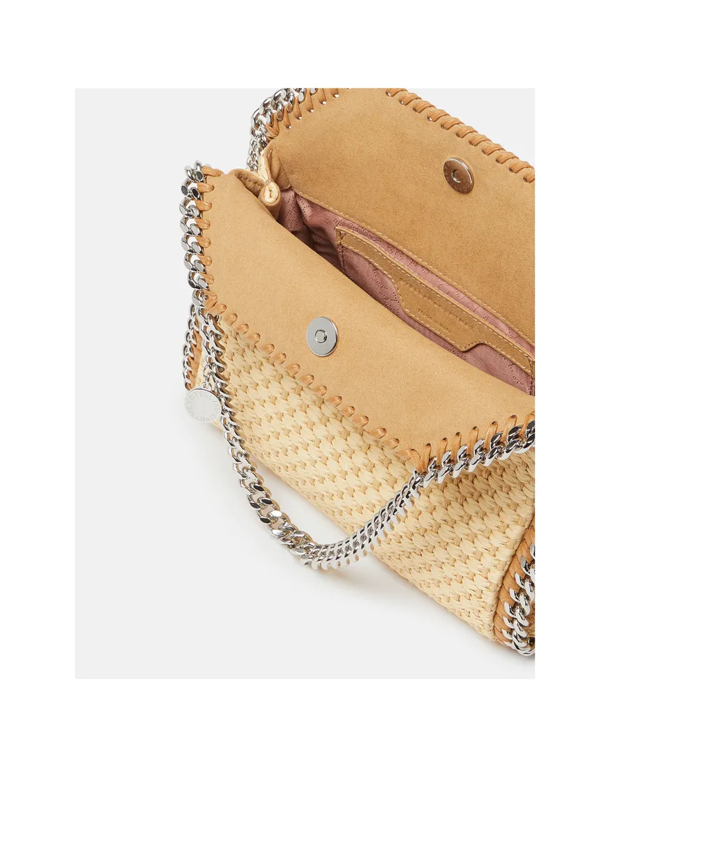 Stella Mccartney Falabella Woven Mini Tote Bag