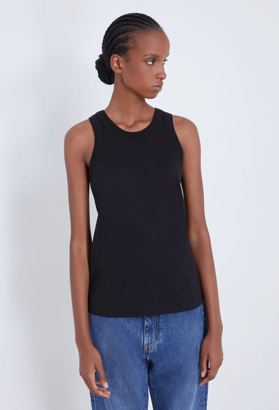 Loulou Studio Crewneck Sleeveless Tank Top