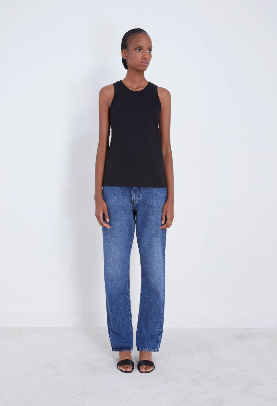Loulou Studio Crewneck Sleeveless Tank Top