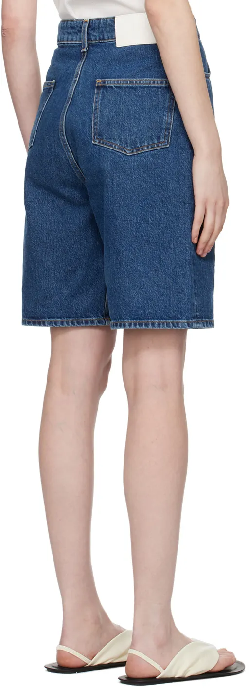 Belt Ring Denim Shorts