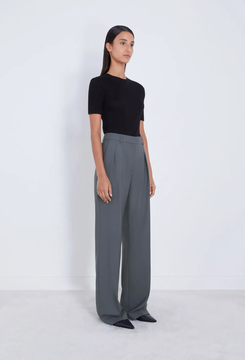 Belt Ring Casual Pants