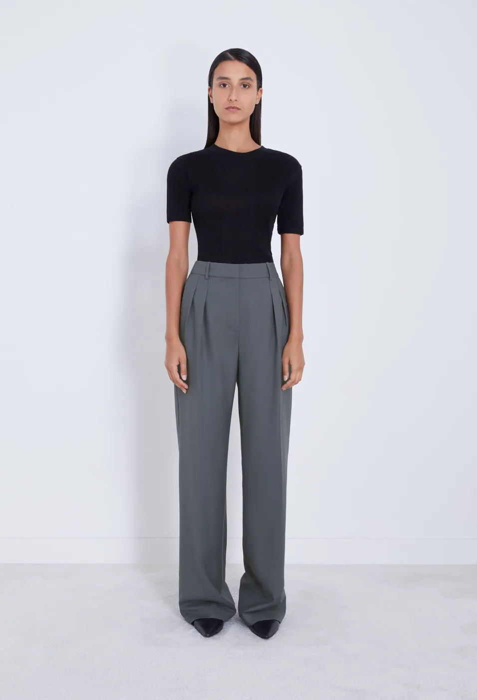 Belt Ring Casual Pants