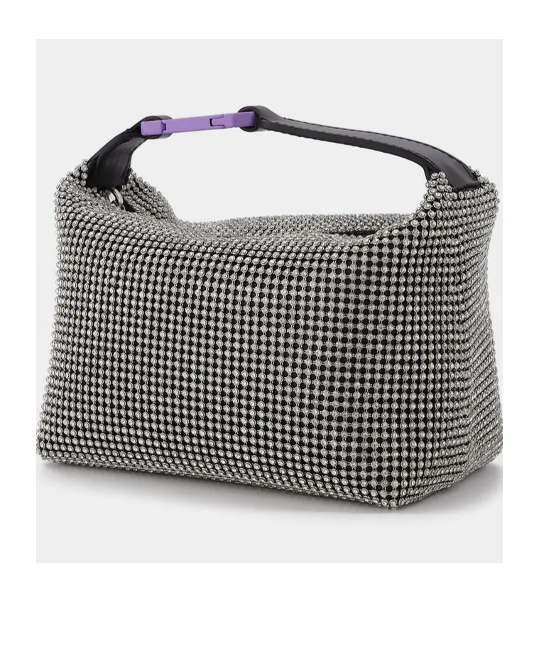 EÉRa Moonbag Clutch With Crystal Accents