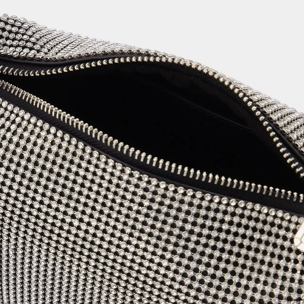 EÉRa Moonbag Clutch With Crystal Accents
