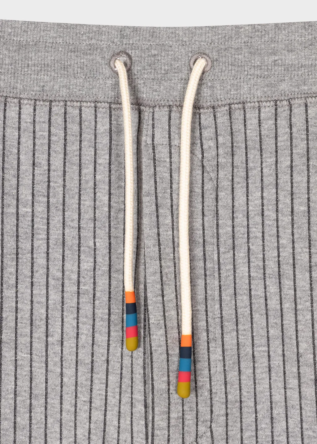 Pinstripe-Pattern Track Pants