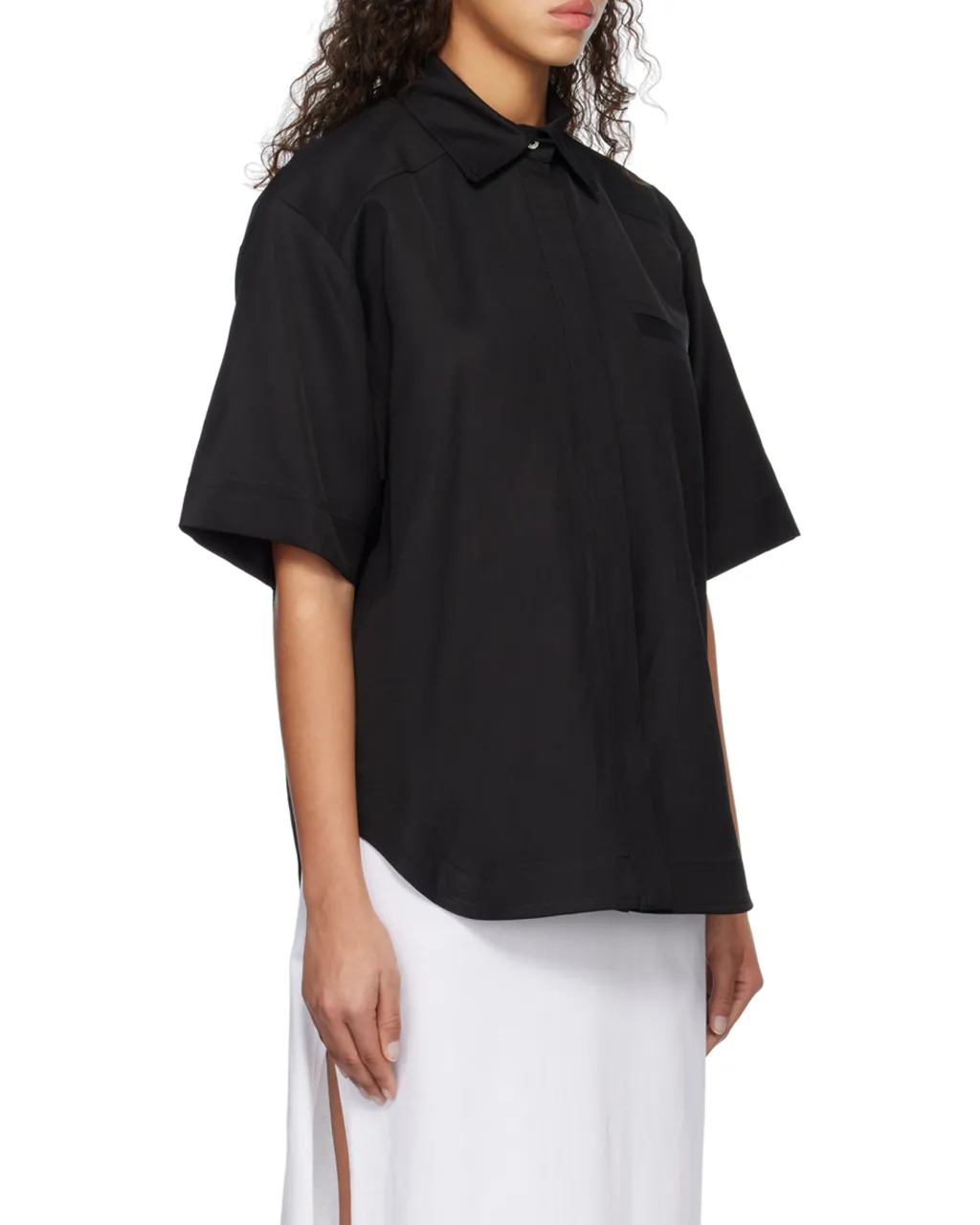 Canvas Short-Sleeves Shirt