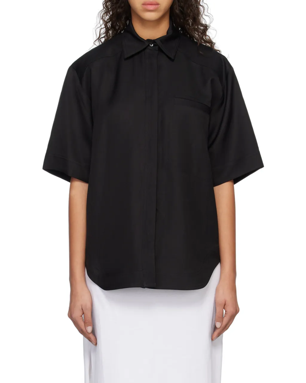 Canvas Short-Sleeves Shirt