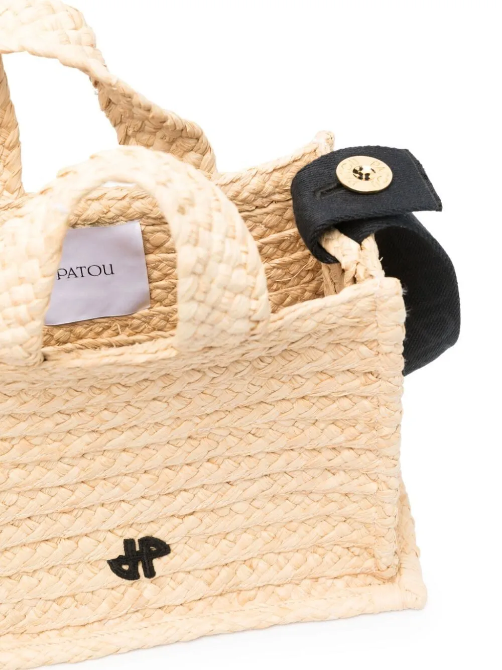 Patou Jp Wovened Small Top Handle Bag