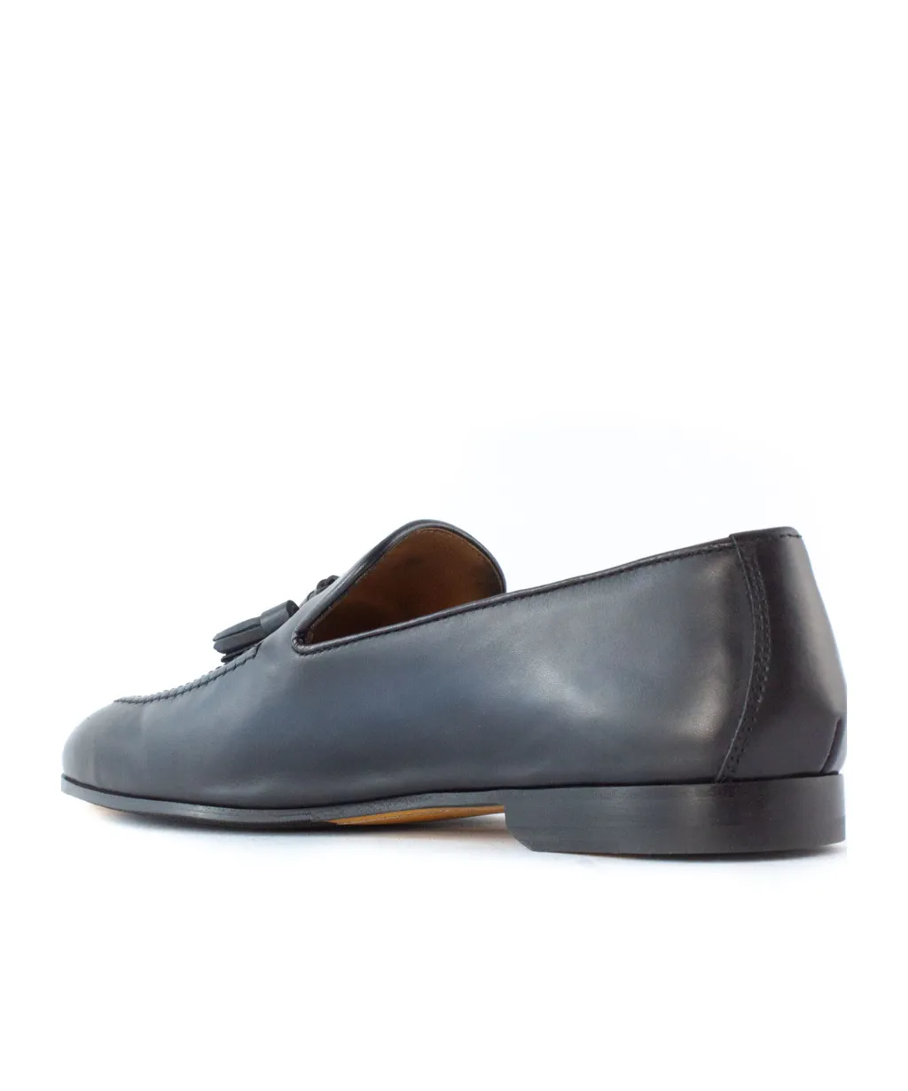 Tassel-Detailed Leather Loafers