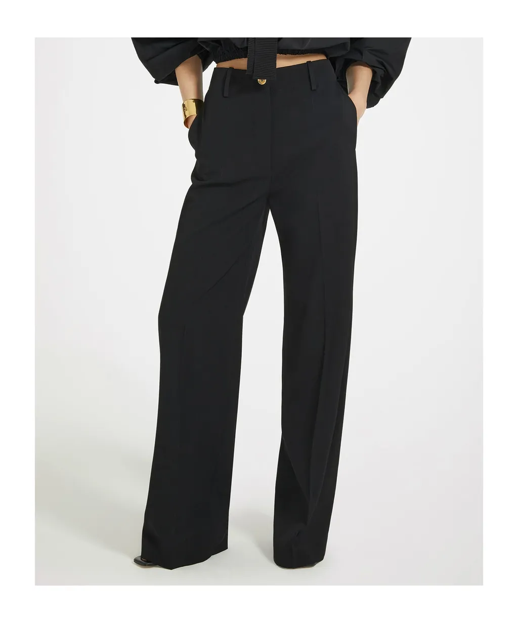 Patou Iconic High Waisted Straight-Leg Pants