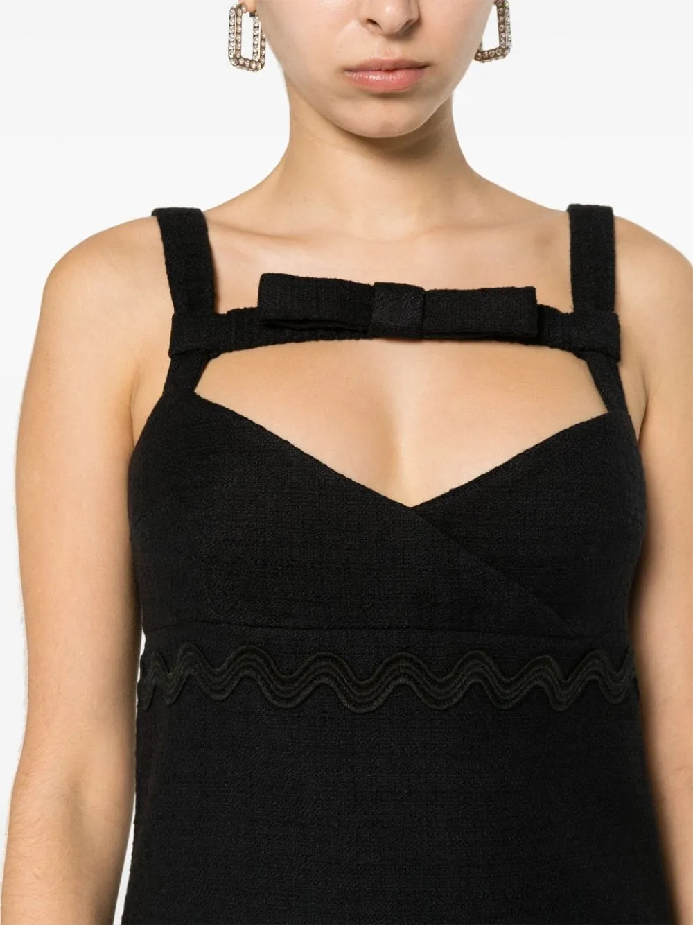Patou Bow Strap A-Line Dress