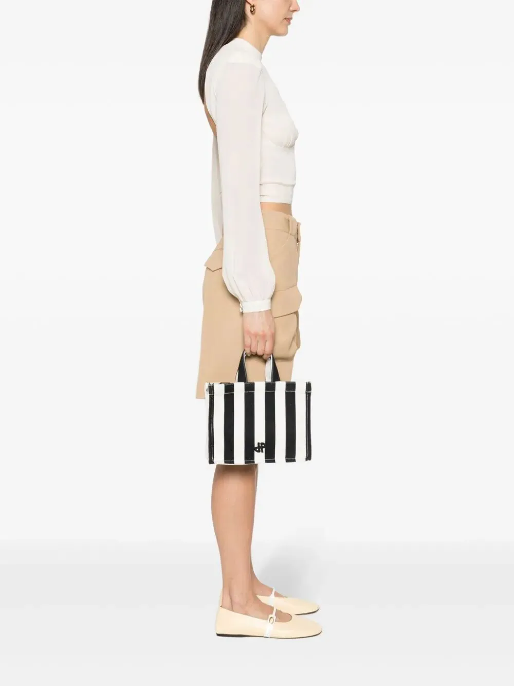 Patou Striped Everyday Tote Bag