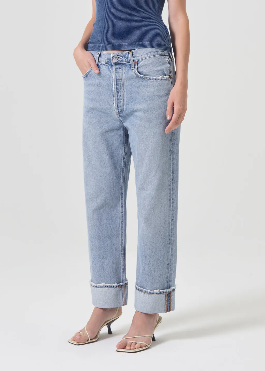 Agolde Fran Straight-Leg Jeans