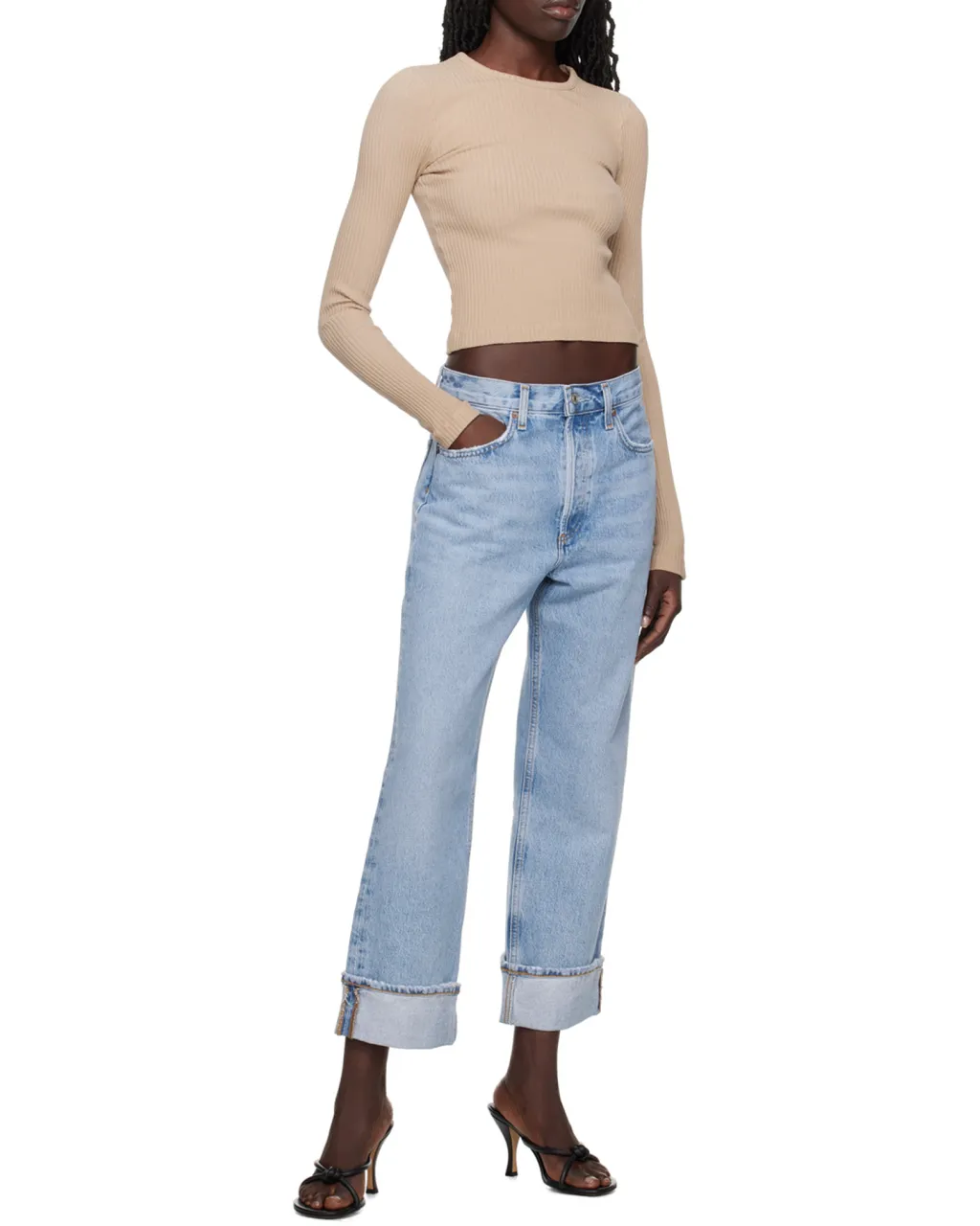 Agolde Fran Straight-Leg Jeans