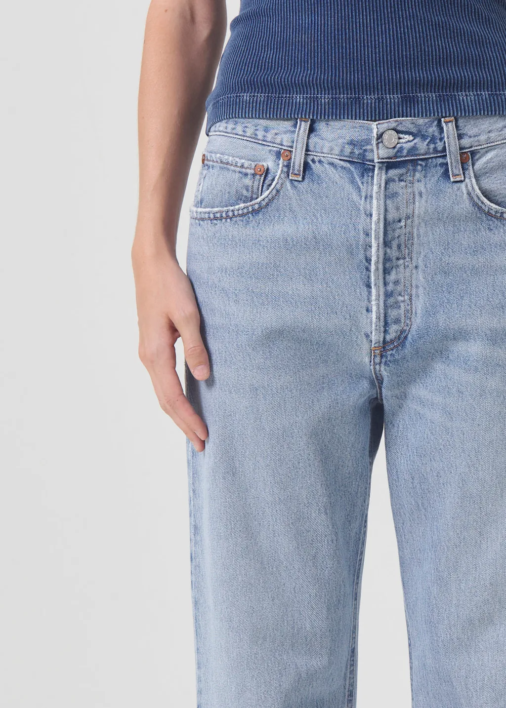 Agolde Fran Straight-Leg Jeans