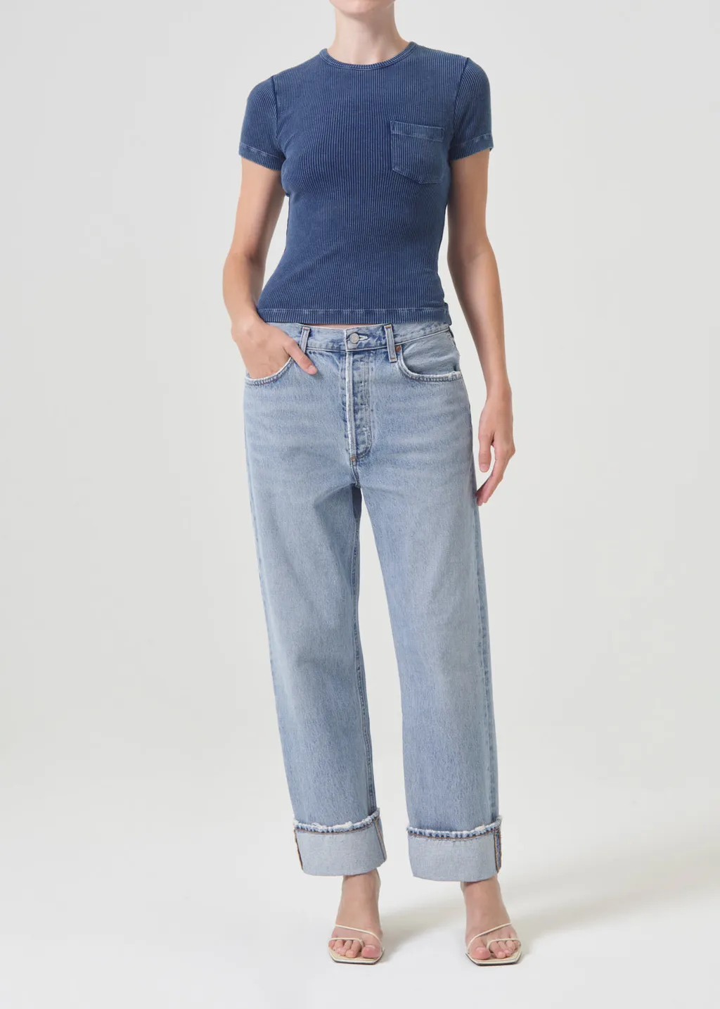 Agolde Fran Straight-Leg Jeans