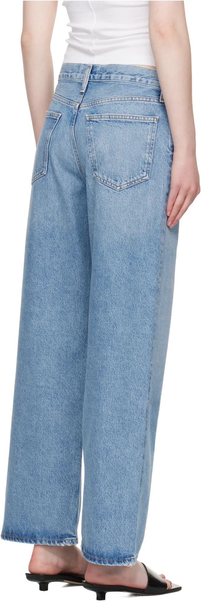 Agolde High Waisted Straight-Leg Jeans