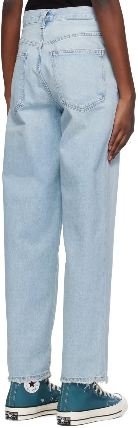 Agolde Criss Cross Straight-Leg Jeans