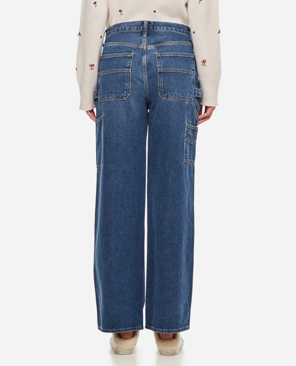 Agolde Low-Detailed Wide-Leg Jeans