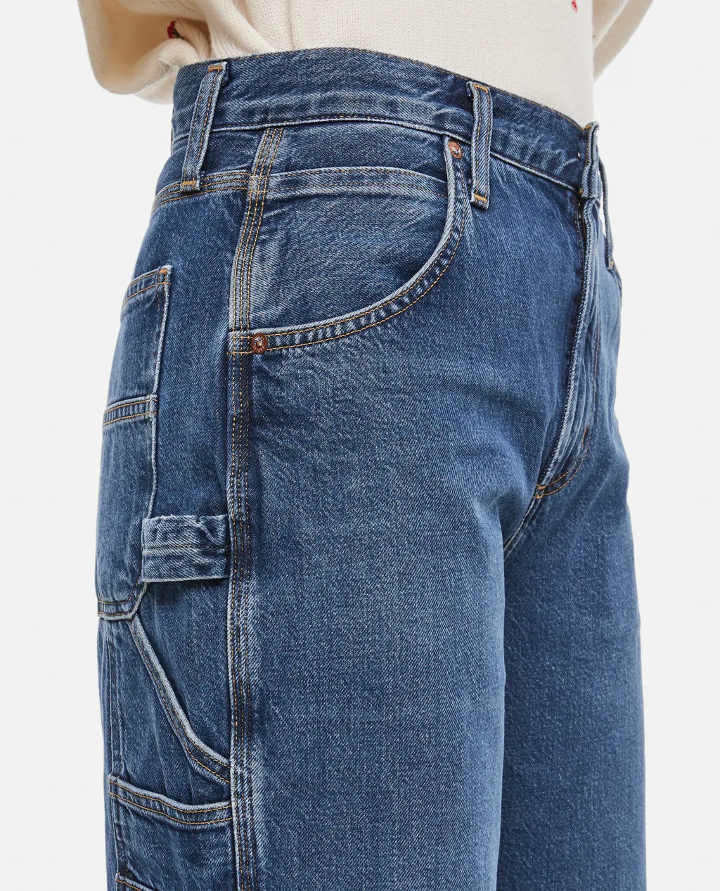 Agolde Low-Detailed Wide-Leg Jeans