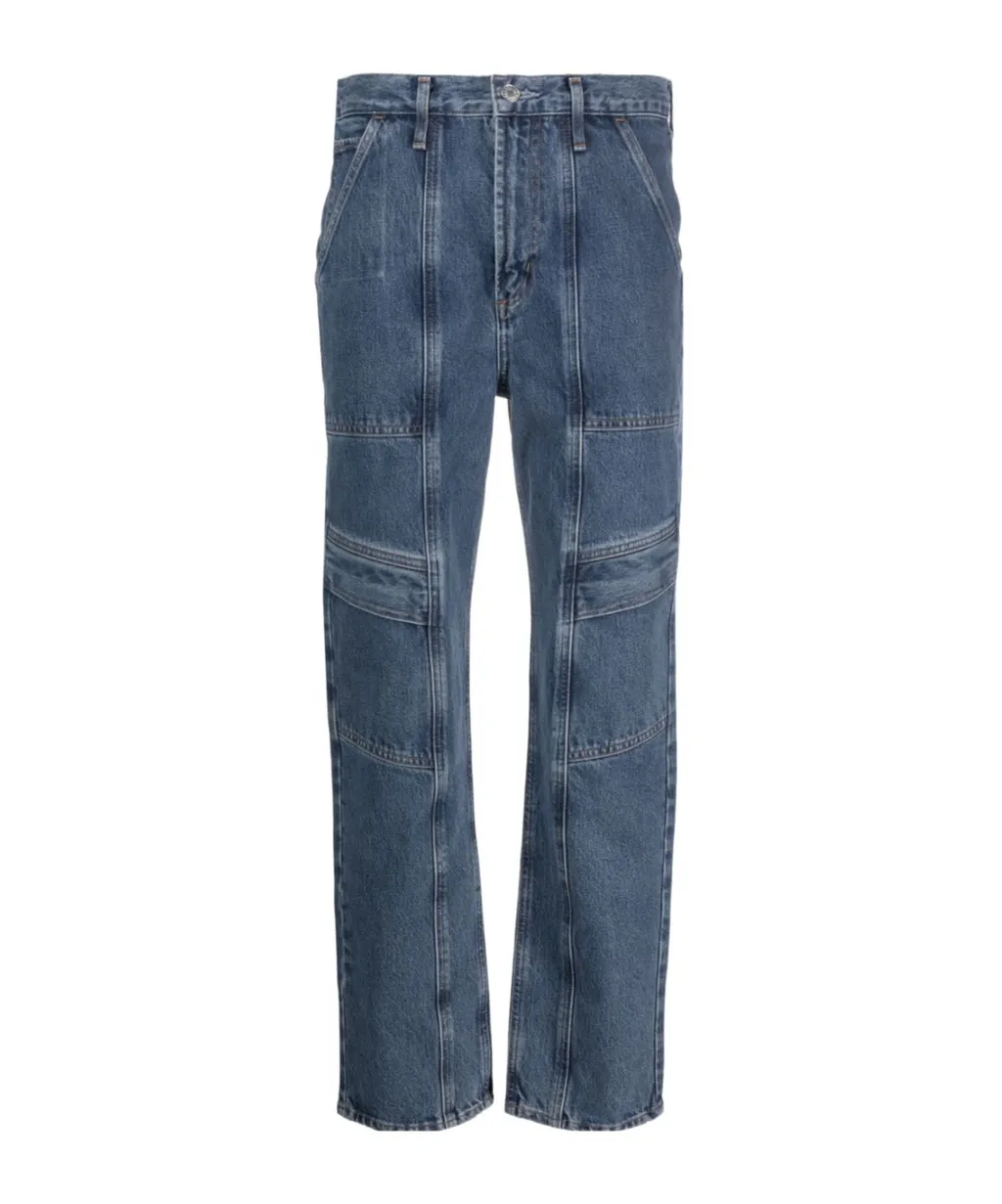 Agolde Cooper High-Waisted Straight-Leg Jeans
