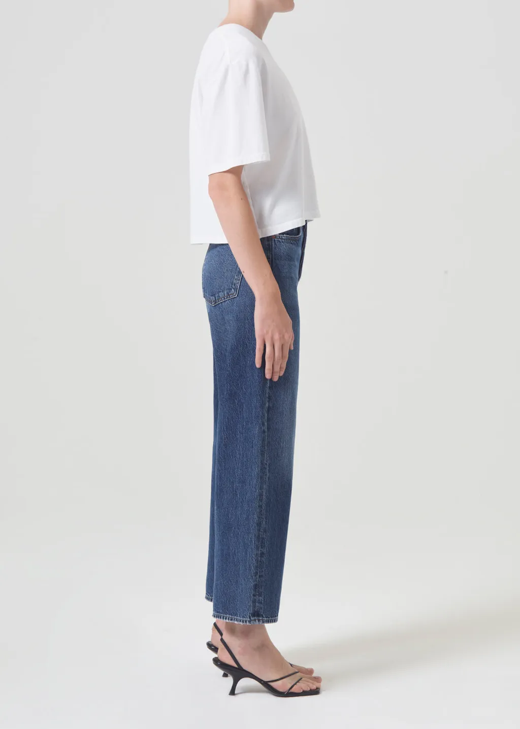 Agolde Ren High-Rise Cropped Jeans