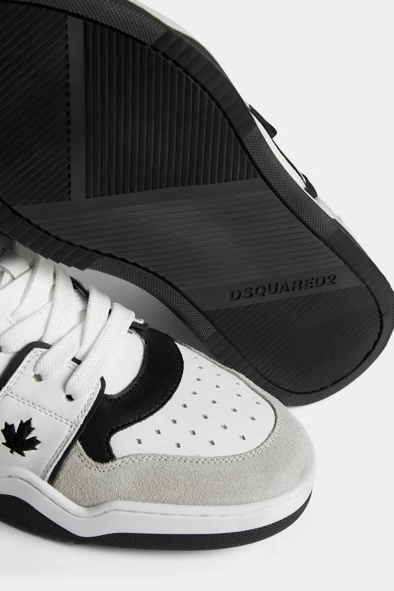Dsquared2 Spiker Round Toe Lace-Up Sneakers