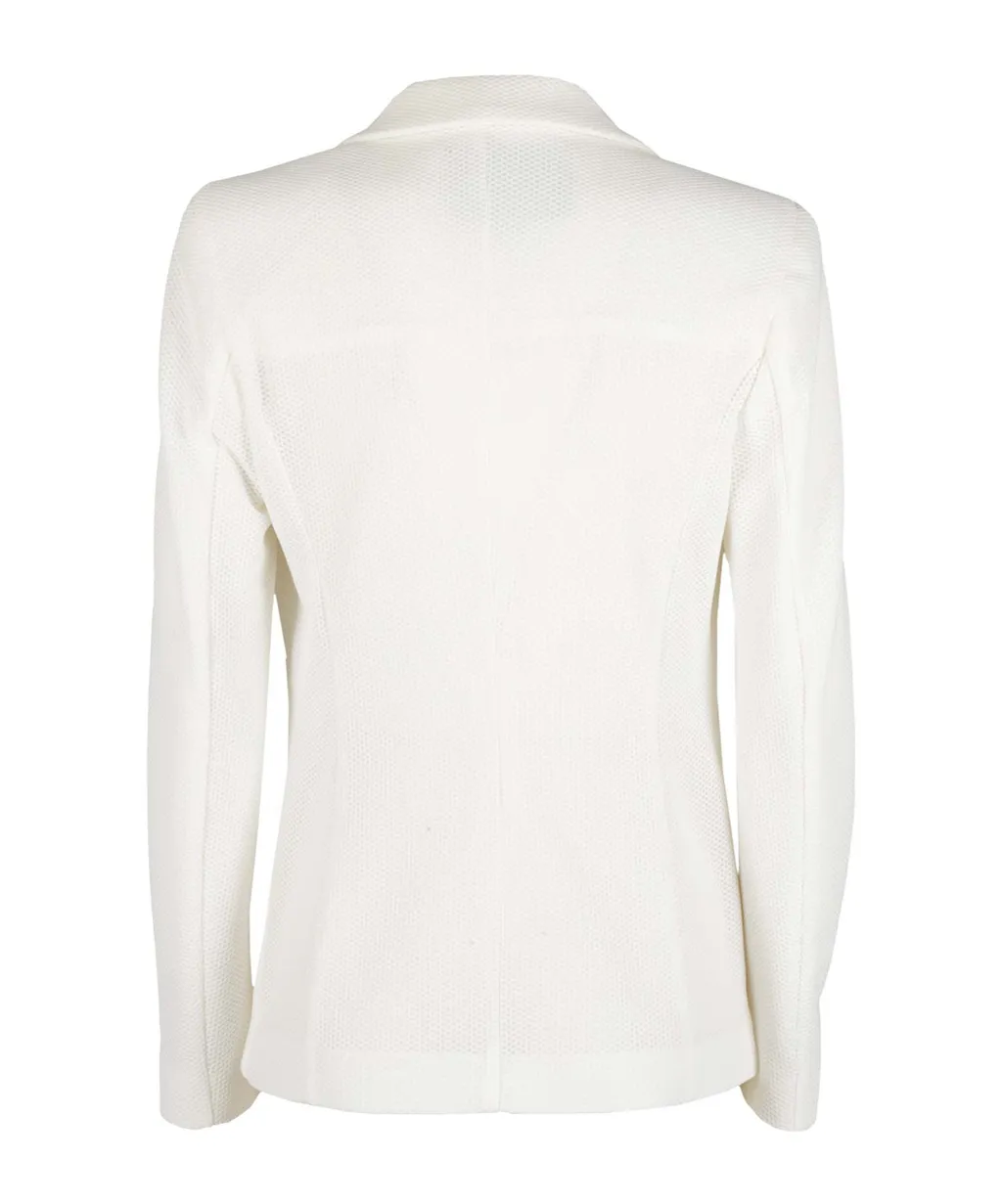 Textured-Finish Blazer