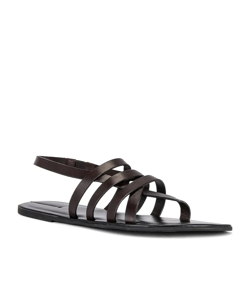 Leather Slingback Sandals