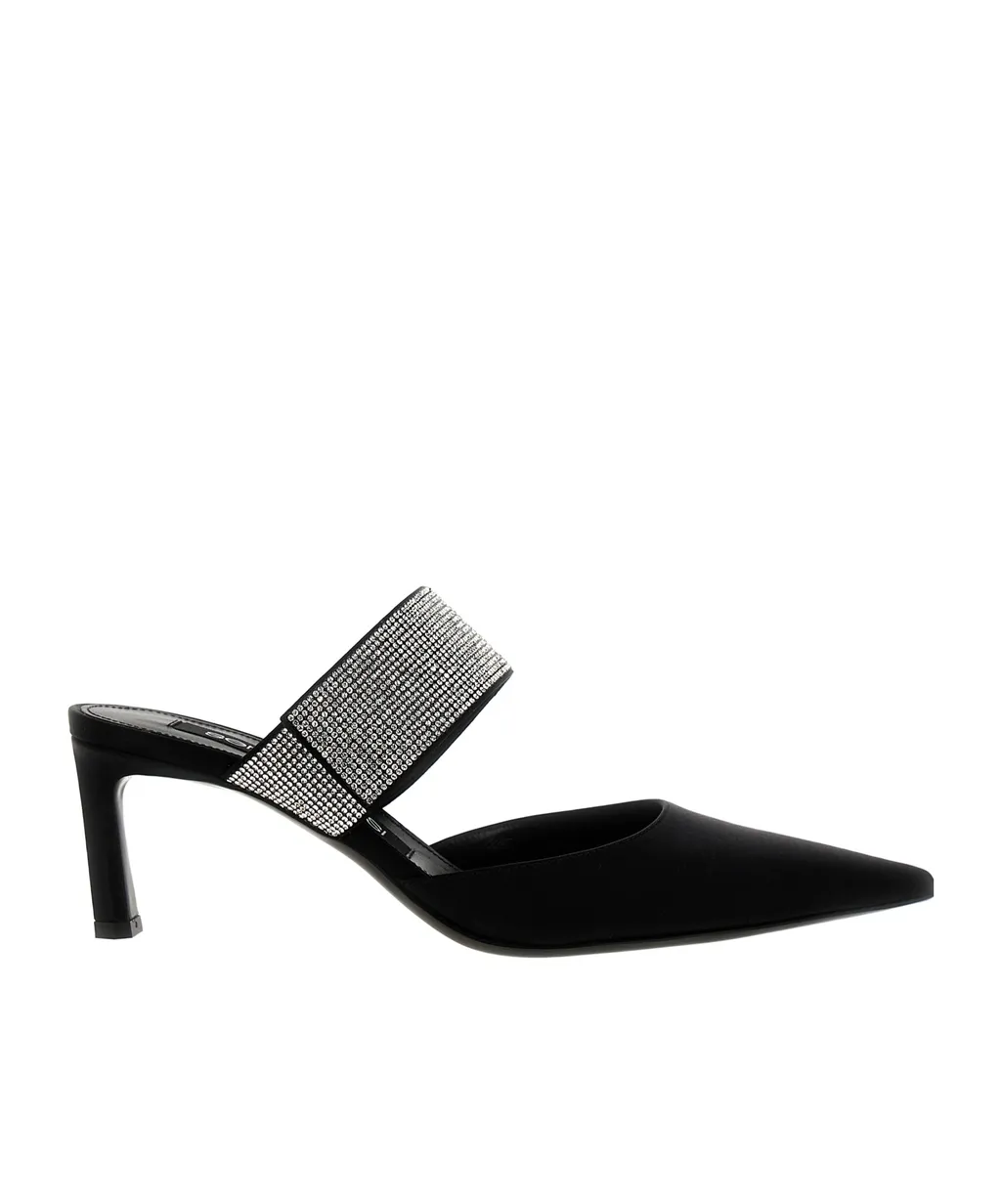 Paris 60Mm Satin Mules