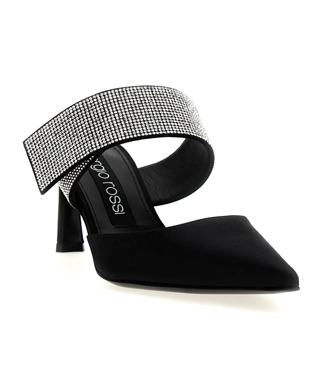Paris 60Mm Satin Mules