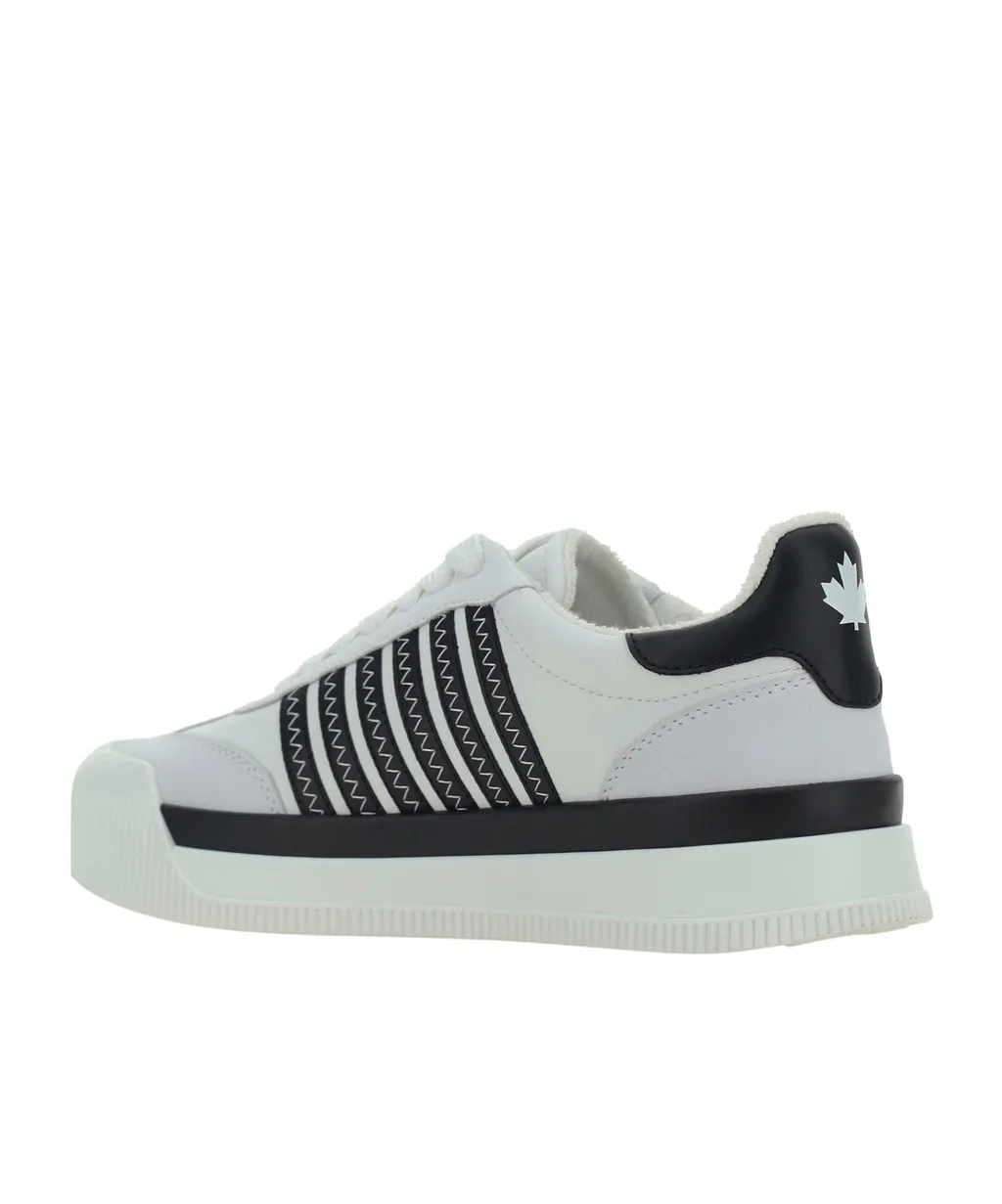 Dsquared2 Striped Round Toe Sneakers