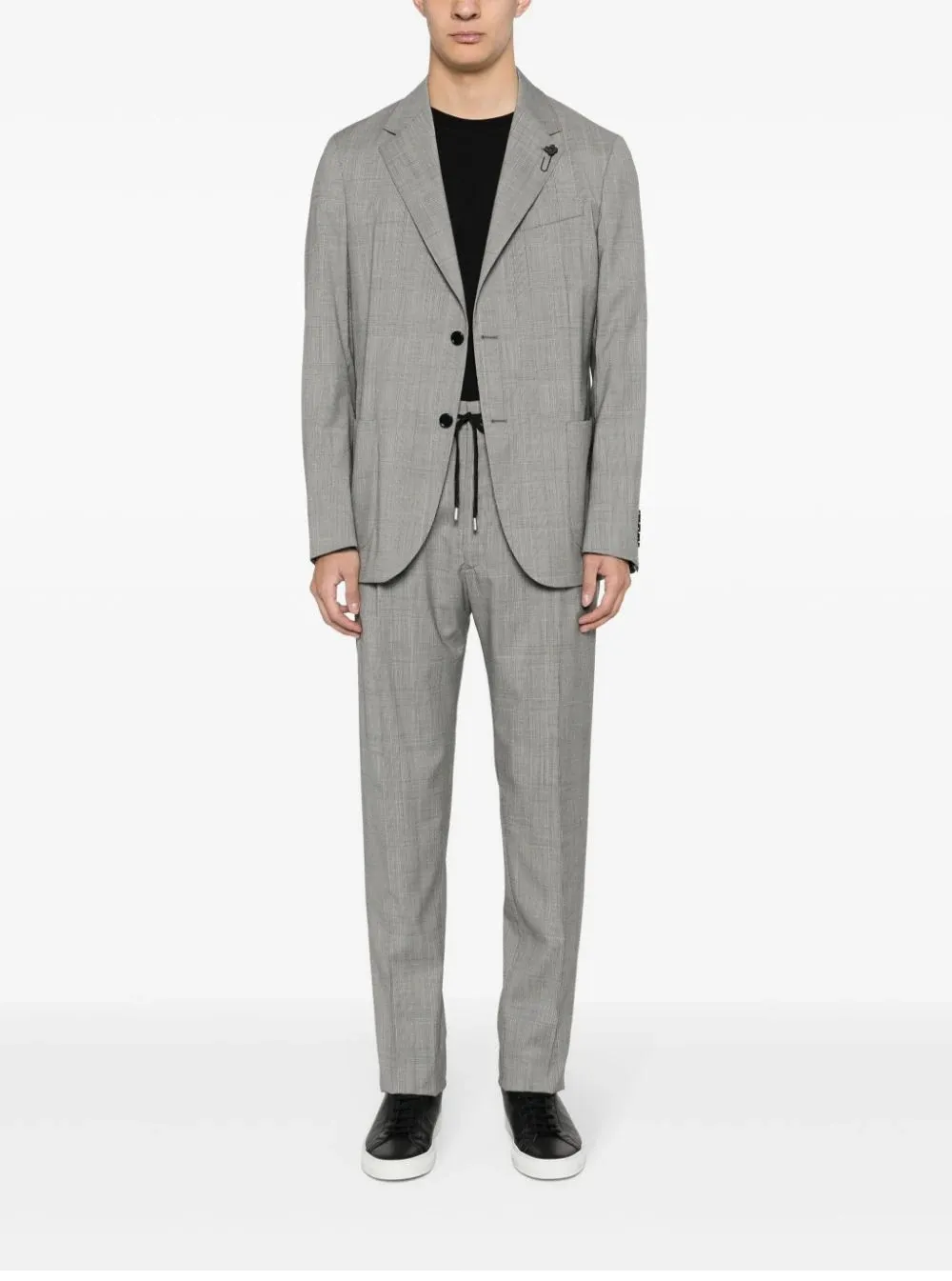Prince-Of-Wales-Check Wool Suit
