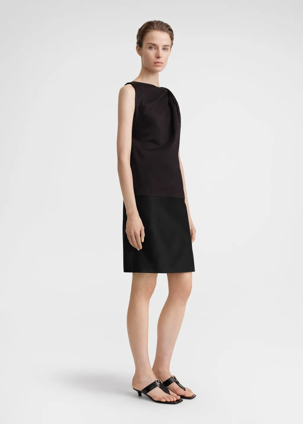 Shoulder-Twist Dress
