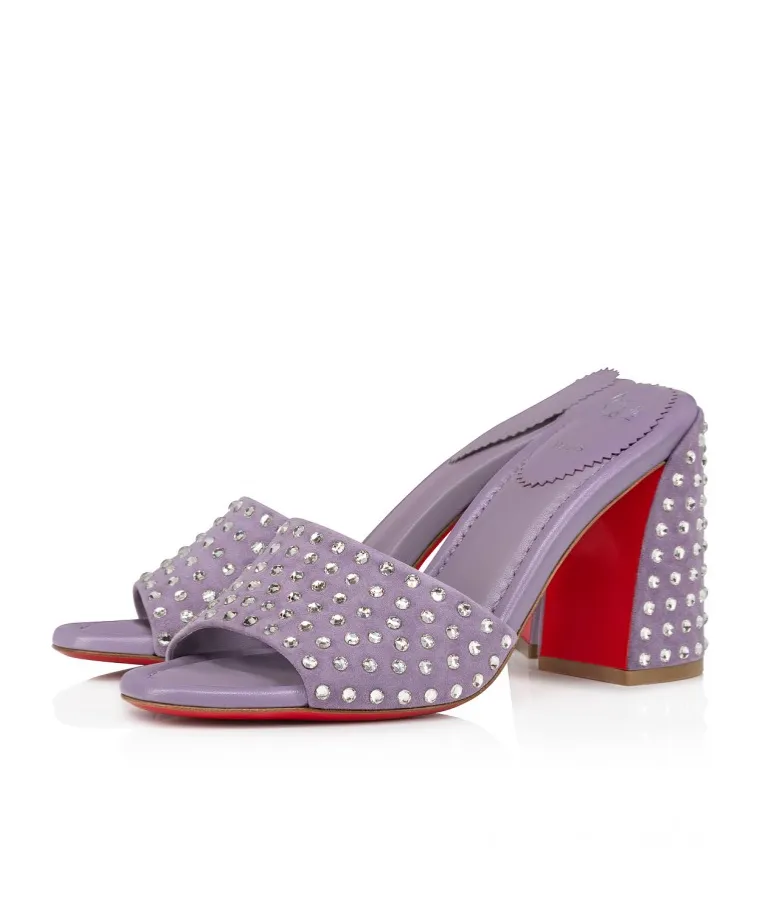 Crystal Embellished Muller Shoes