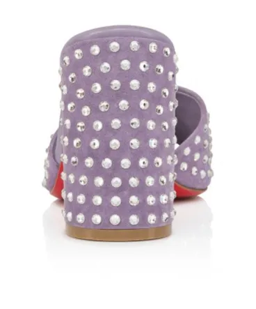Crystal Embellished Muller Shoes