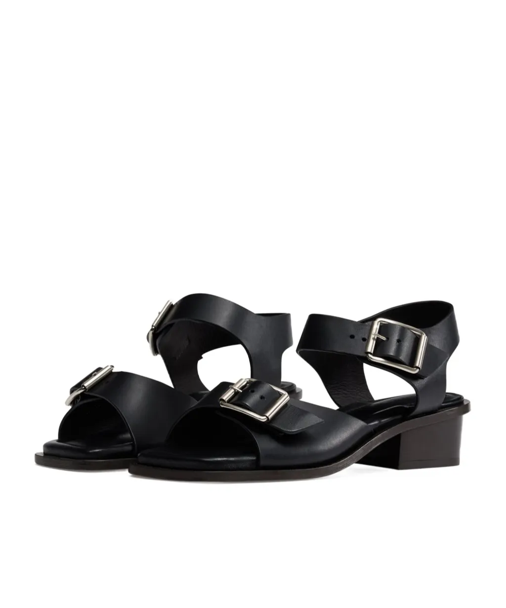 35Mm Double-Buckle Sandals