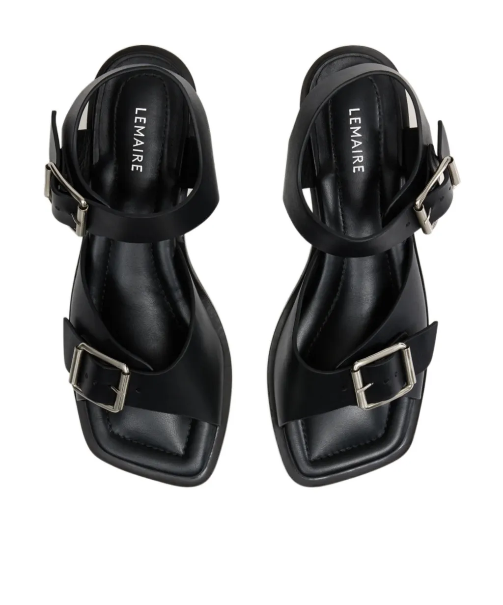 35Mm Double-Buckle Sandals
