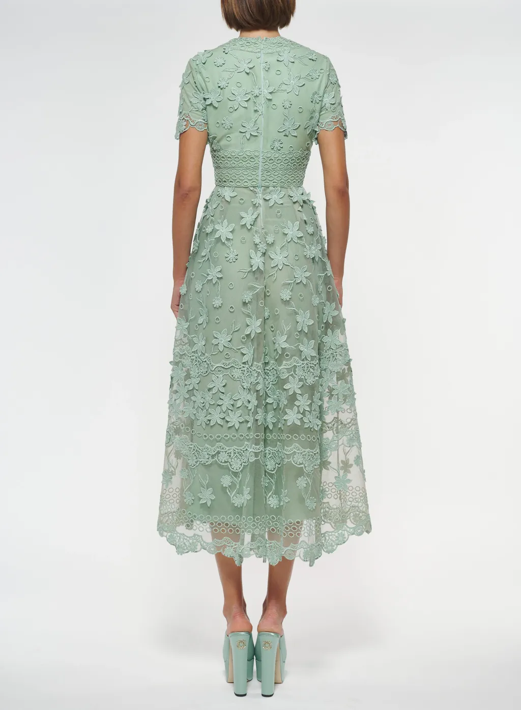 Flower Embroidered Dress