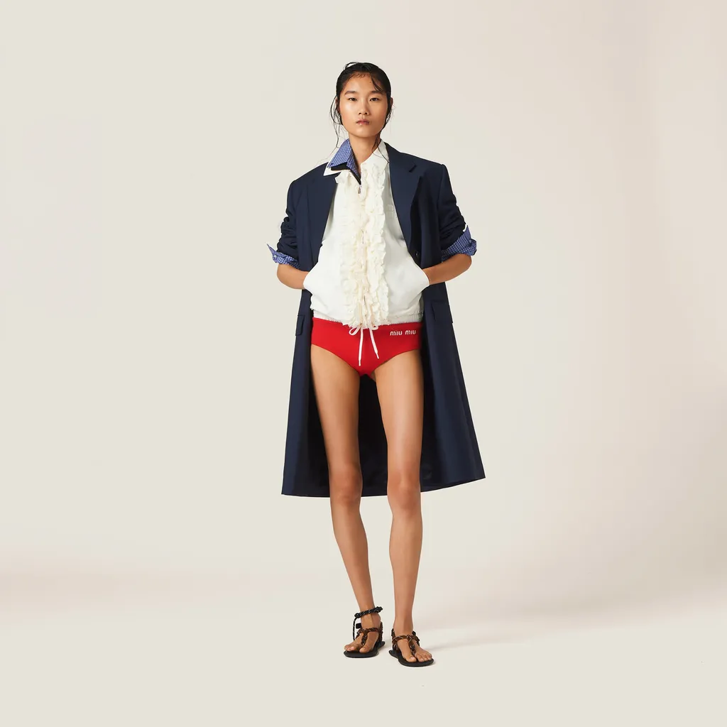 Single-Breasted Mohair Coat