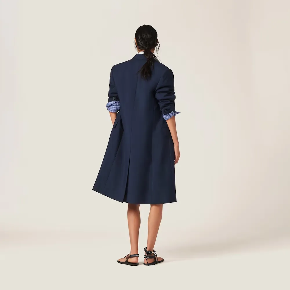 Single-Breasted Mohair Coat