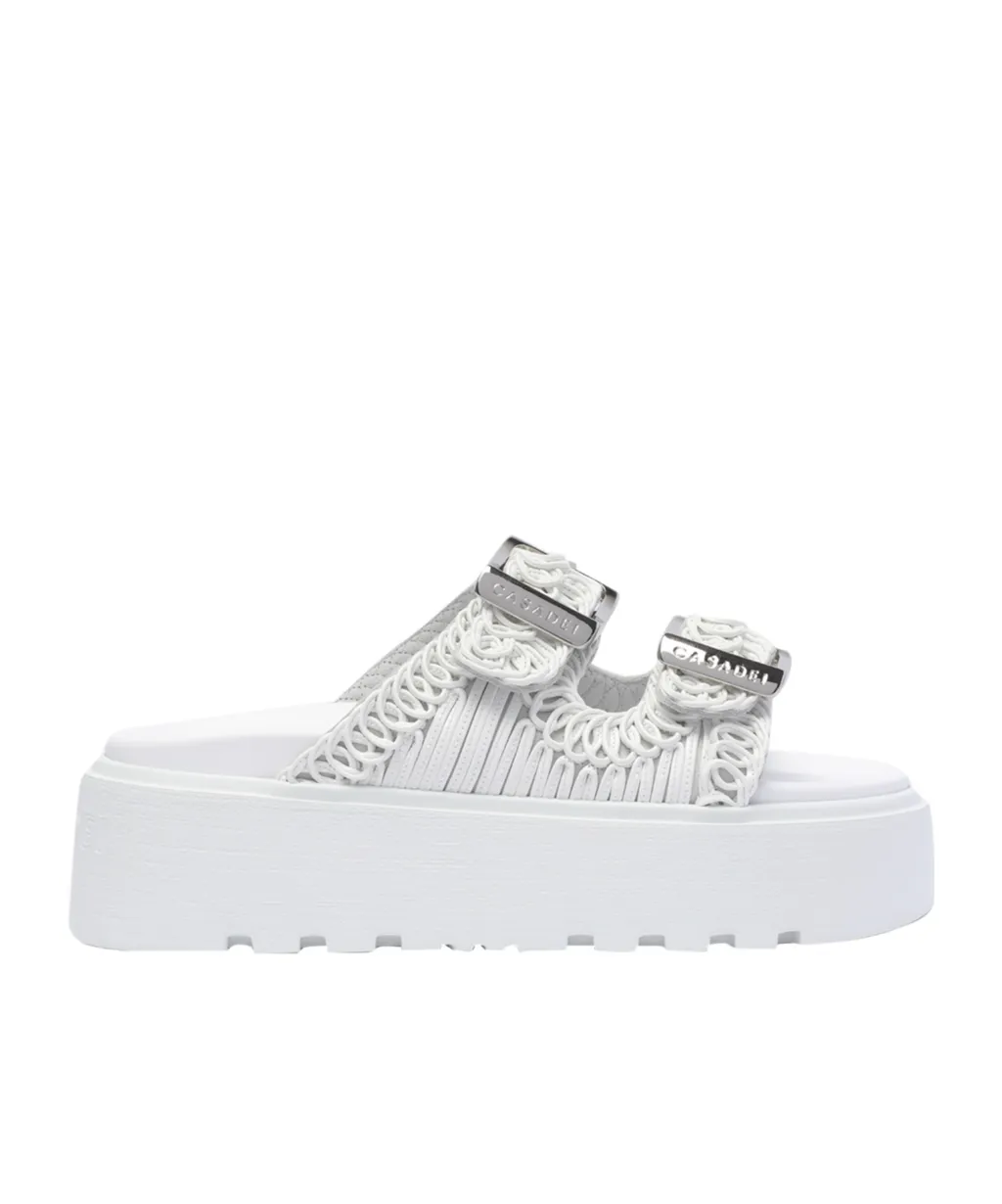 Casadei Double-Strap Slip-On Sandals