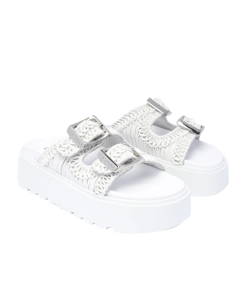 Casadei Double-Strap Slip-On Sandals