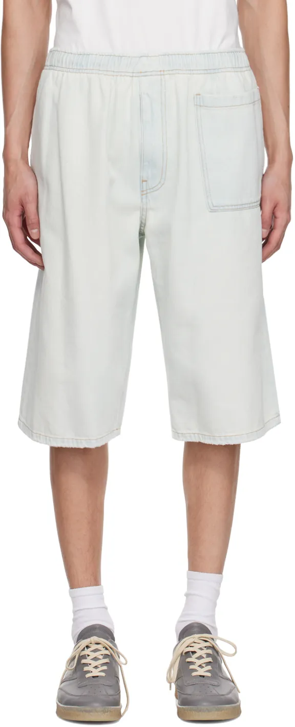 Mm6 Maison Margiela Oversized Denim Bermuda Shorts