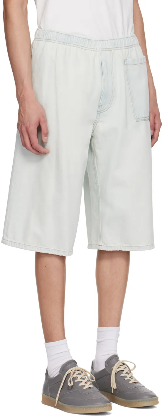 Mm6 Maison Margiela Oversized Denim Bermuda Shorts