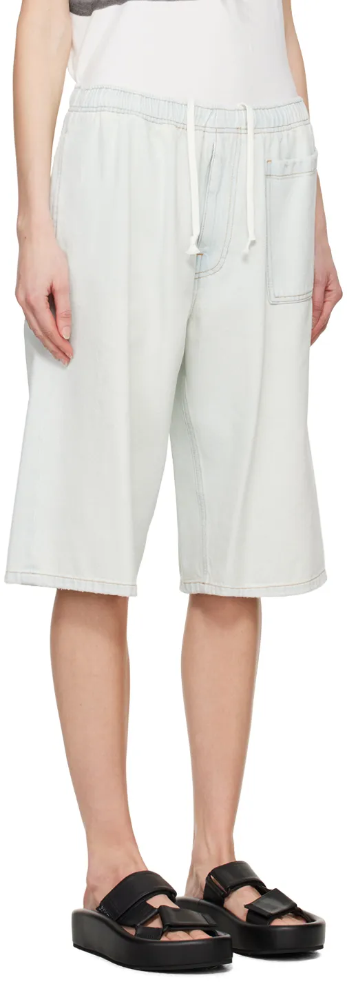 Mm6 Maison Margiela Oversized Denim Bermuda Shorts