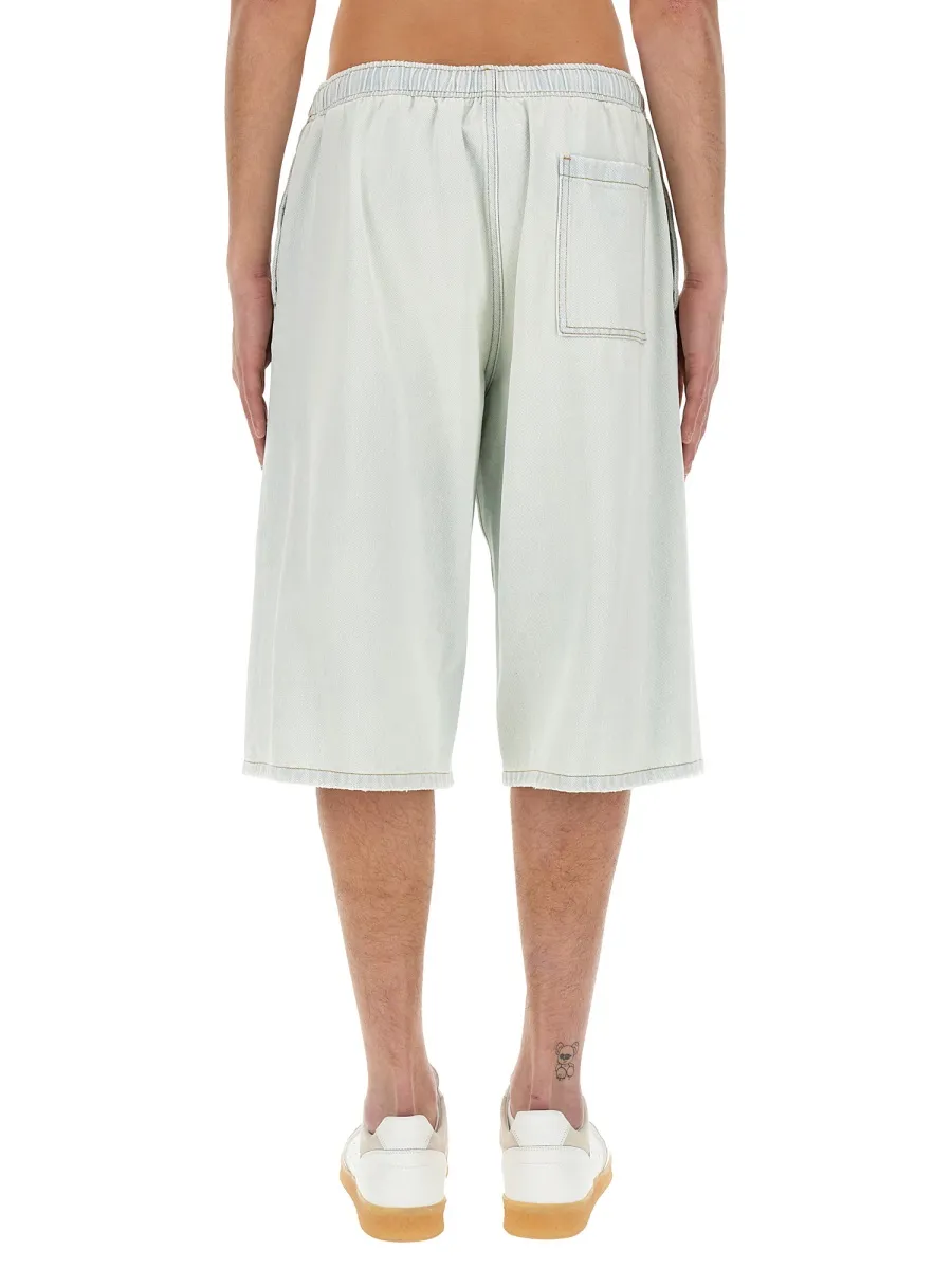 Mm6 Maison Margiela Oversized Denim Bermuda Shorts
