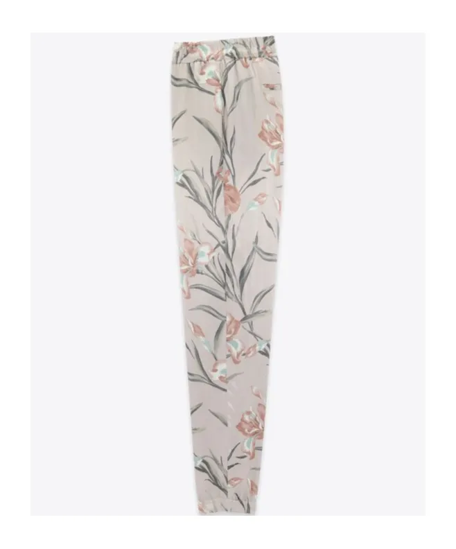 Saint Laurent Floral Printed Relaxed Pants